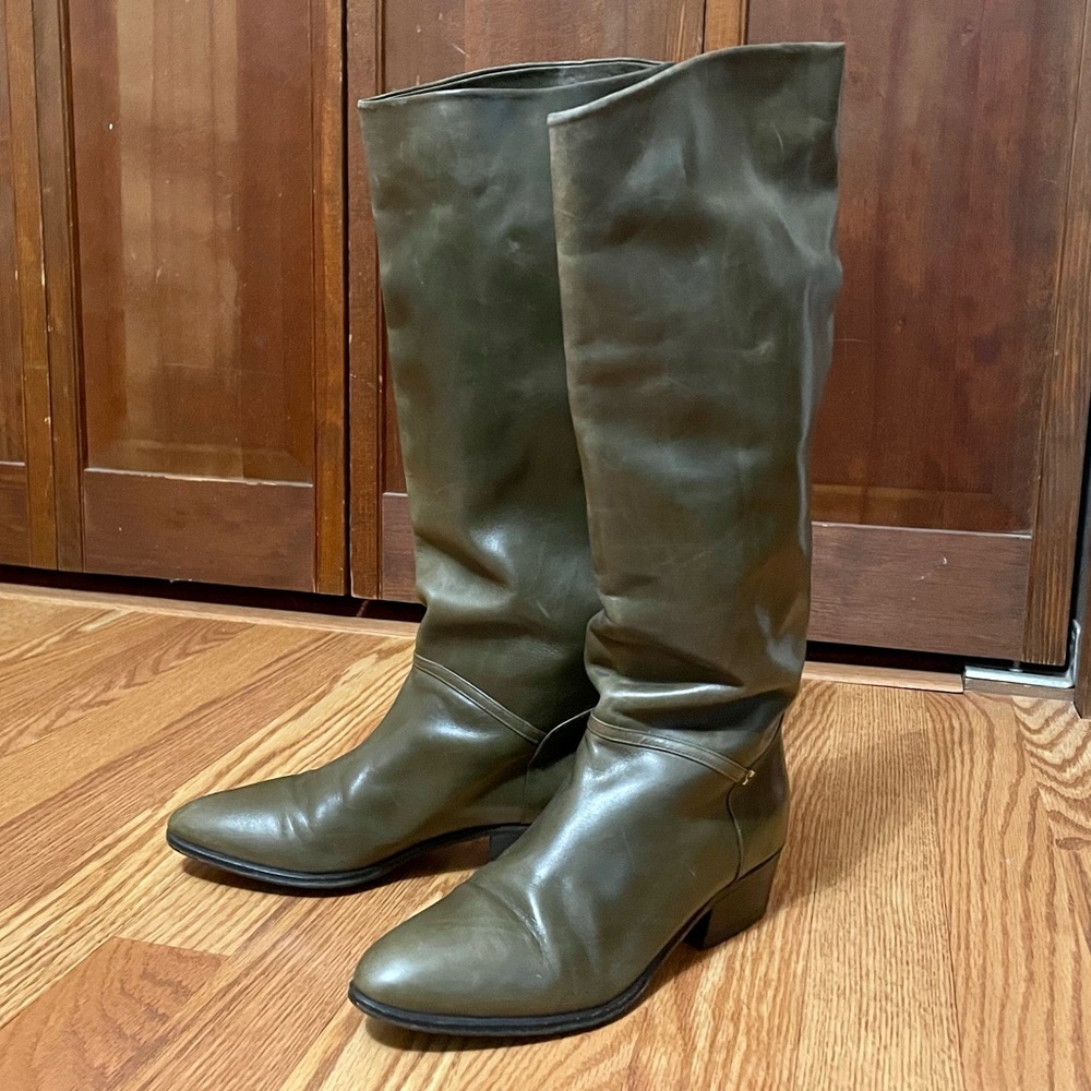 VINTAGE Marmolada italian leather boots Sz 38.5